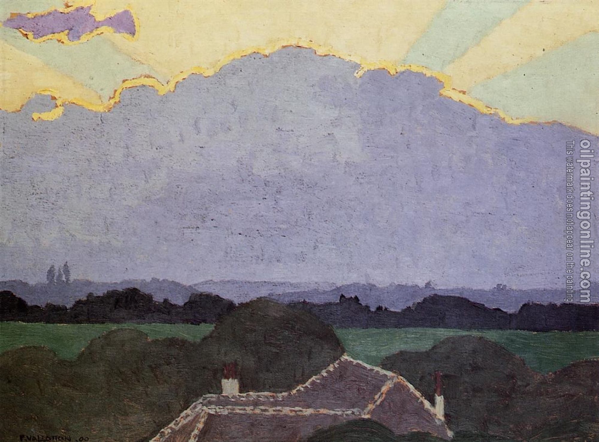 Felix Vallotton - Cloud at Romanel